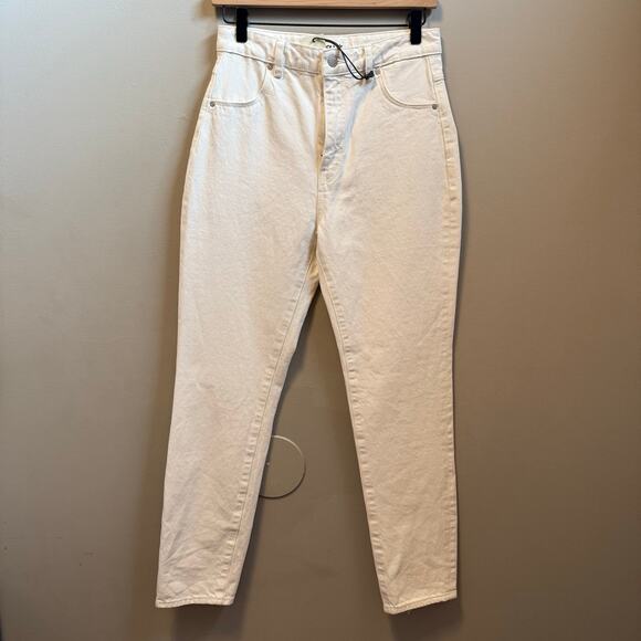 Rolla’s Size 27‎ Dusters High Rise Slim Straight Jean in Vintage White New - Picture 1 of 9